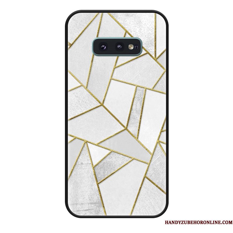 Hoesje Samsung Galaxy S10e Zakken Eenvoudige Bedrijf, Hoes Samsung Galaxy S10e Siliconen Licht Trendy Merk