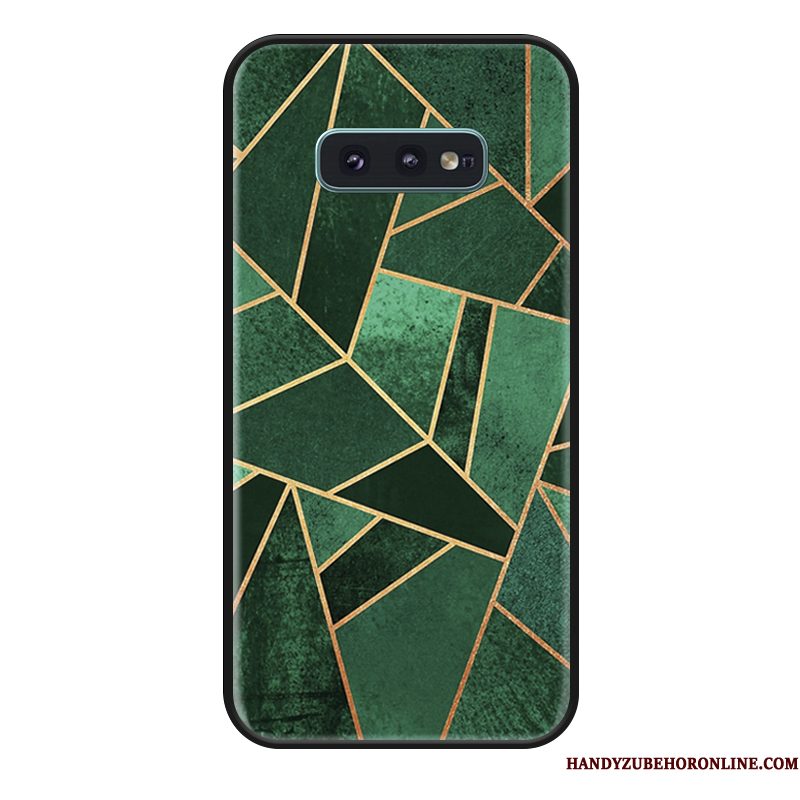 Hoesje Samsung Galaxy S10e Zakken Eenvoudige Bedrijf, Hoes Samsung Galaxy S10e Siliconen Licht Trendy Merk