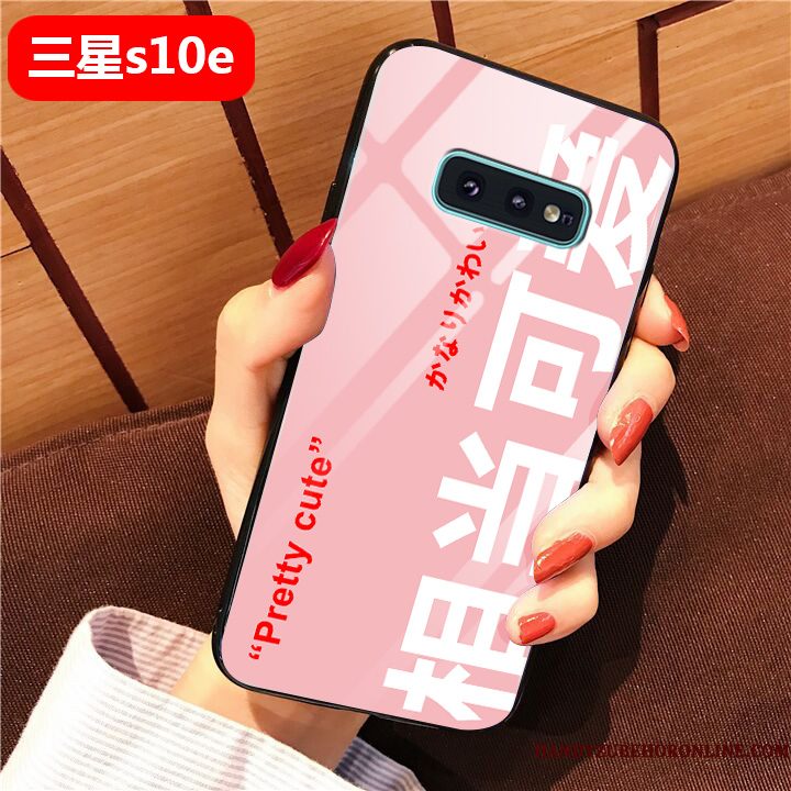 Hoesje Samsung Galaxy S10e Zakken Telefoon Lovers, Hoes Samsung Galaxy S10e Siliconen Trend Zwart