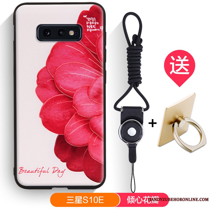 Hoesje Samsung Galaxy S10e Zakken Zwarttelefoon, Hoes Samsung Galaxy S10e Zacht Trendy Merk Anti-fall