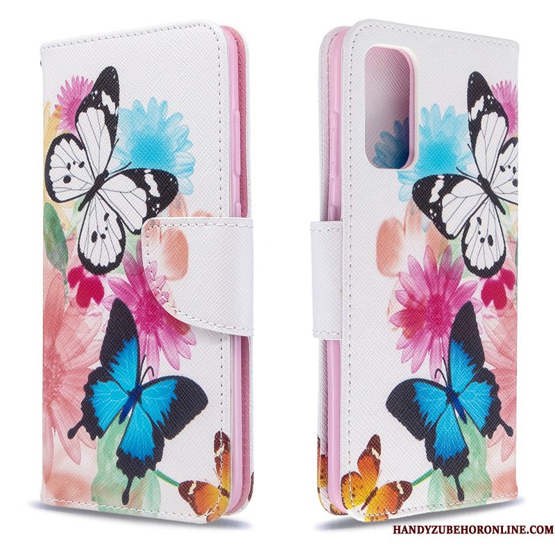 Hoesje Samsung Galaxy S20+ Bescherming Zwarttelefoon, Hoes Samsung Galaxy S20+ Leer