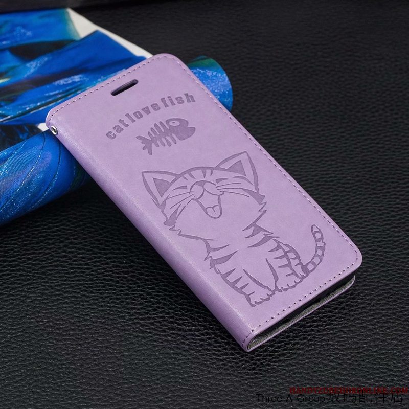 Hoesje Samsung Galaxy S20 Ultra Bescherming Kattelefoon, Hoes Samsung Galaxy S20 Ultra Zakken Mooie Purper