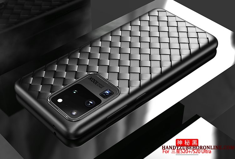 Hoesje Samsung Galaxy S20 Ultra Leer Eenvoudige Trend, Hoes Samsung Galaxy S20 Ultra Zacht Dun Anti-fall