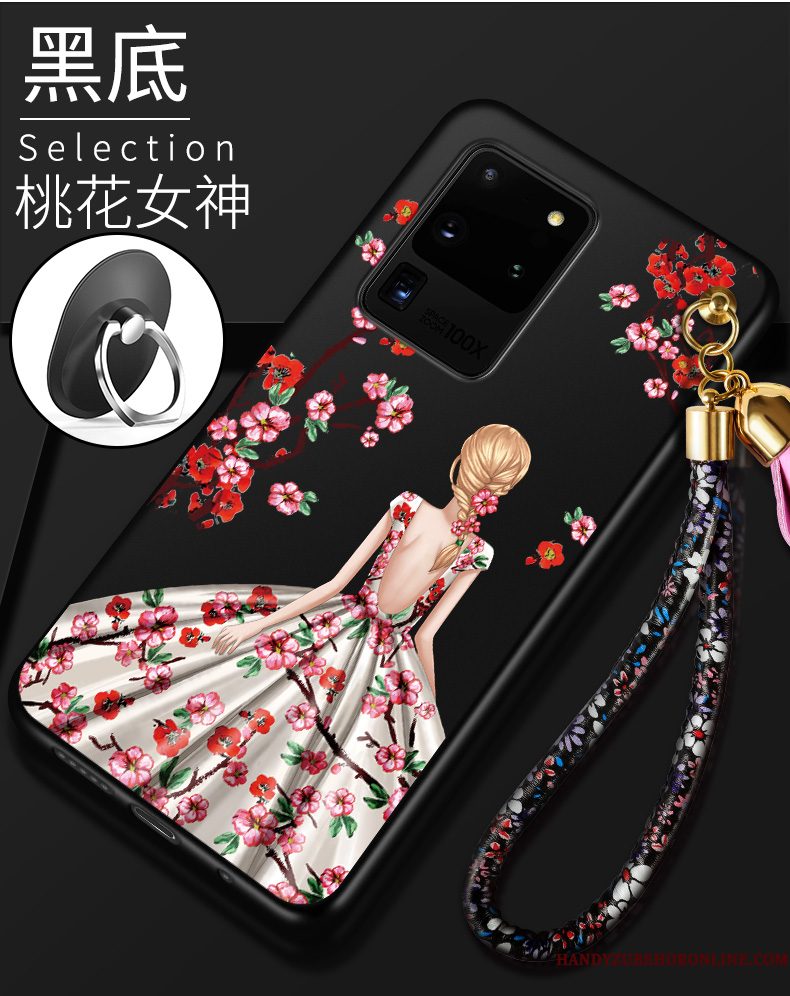 Hoesje Samsung Galaxy S20 Ultra Scheppend Persoonlijk Anti-fall, Hoes Samsung Galaxy S20 Ultra Zacht Lichte En Dun Rood