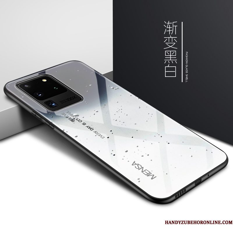 Hoesje Samsung Galaxy S20 Ultra Scheppend Persoonlijk Anti-fall, Hoes Samsung Galaxy S20 Ultra Zakken Glastelefoon