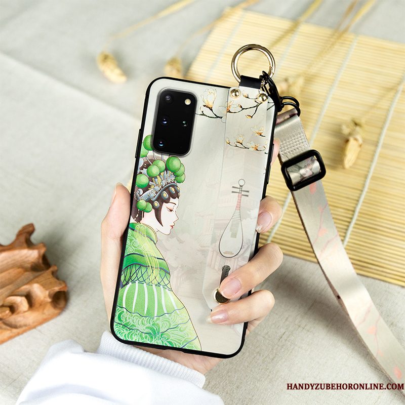 Hoesje Samsung Galaxy S20+ Zacht Groentelefoon, Hoes Samsung Galaxy S20+ Bescherming Persoonlijk Drama