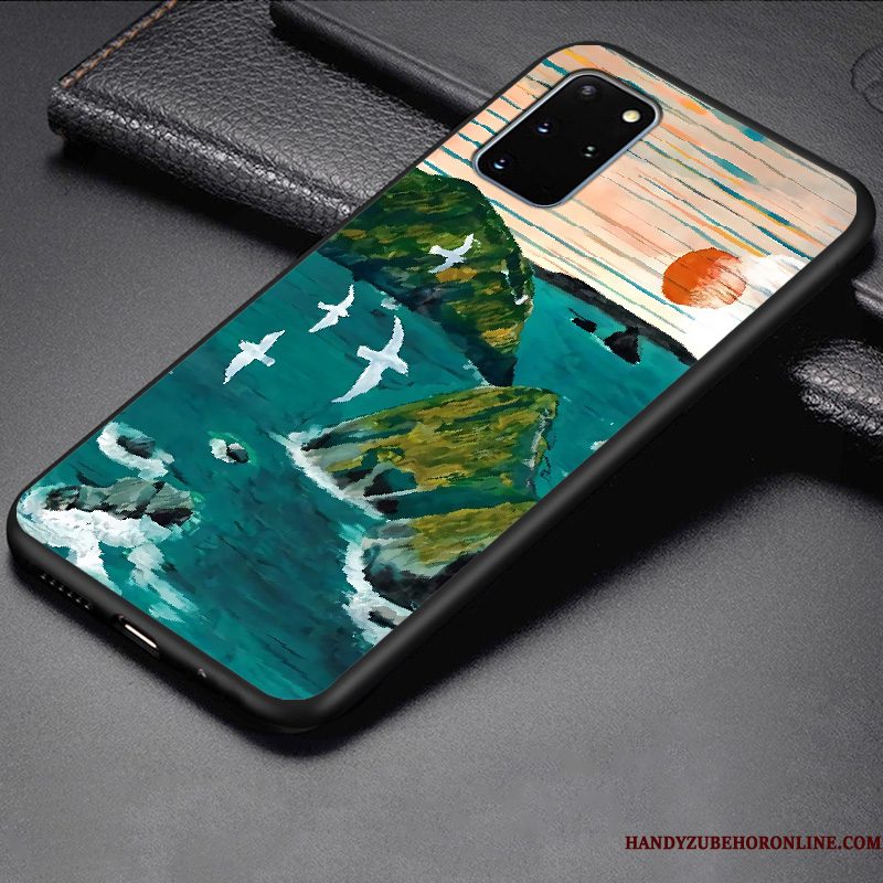 Hoesje Samsung Galaxy S20+ Zacht Groentelefoon, Hoes Samsung Galaxy S20+ Siliconen Persoonlijk Trend