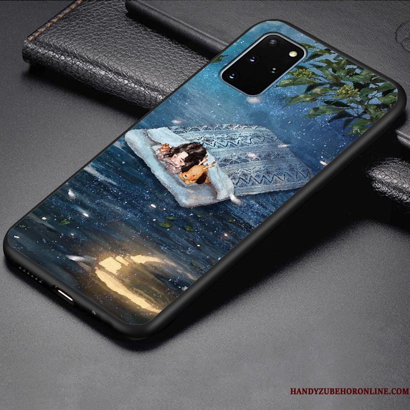 Hoesje Samsung Galaxy S20+ Zacht Groentelefoon, Hoes Samsung Galaxy S20+ Siliconen Persoonlijk Trend