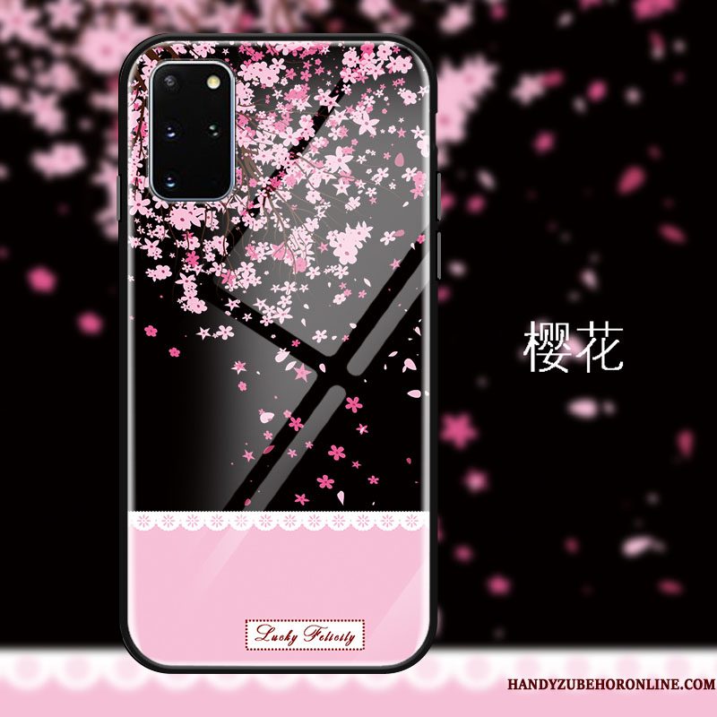 Hoesje Samsung Galaxy S20 Zacht Spiegel Anti-fall, Hoes Samsung Galaxy S20 Mode Hanger Kers