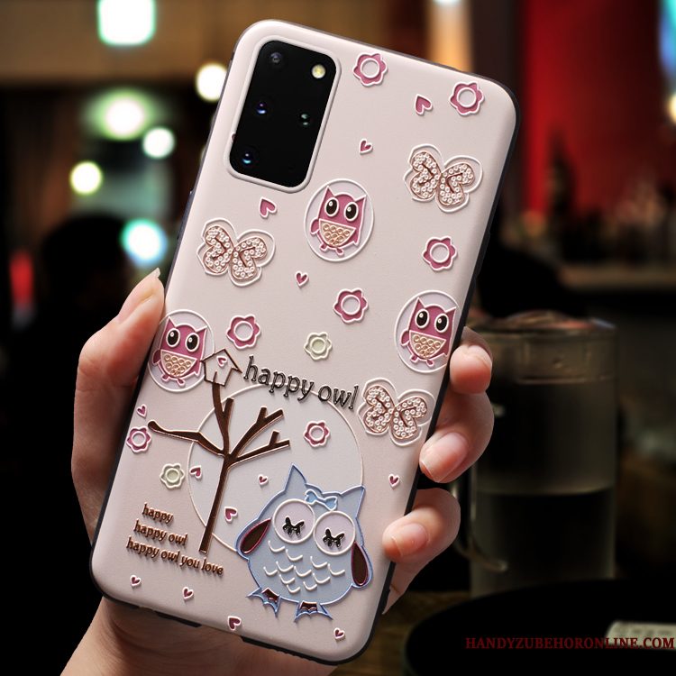 Hoesje Samsung Galaxy S20+ Zakken Trendy Merk Geel, Hoes Samsung Galaxy S20+ Zacht Dun Anti-fall