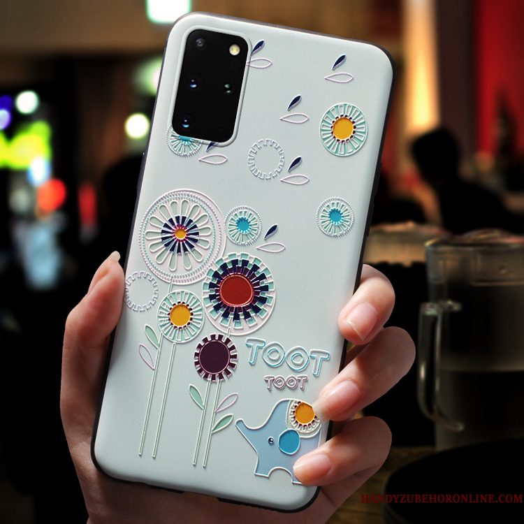 Hoesje Samsung Galaxy S20+ Zakken Trendy Merk Geel, Hoes Samsung Galaxy S20+ Zacht Dun Anti-fall