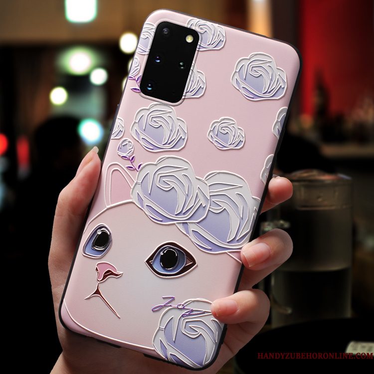 Hoesje Samsung Galaxy S20+ Zakken Trendy Merk Geel, Hoes Samsung Galaxy S20+ Zacht Dun Anti-fall