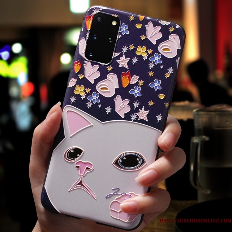 Hoesje Samsung Galaxy S20+ Zakken Trendy Merk Geel, Hoes Samsung Galaxy S20+ Zacht Dun Anti-fall