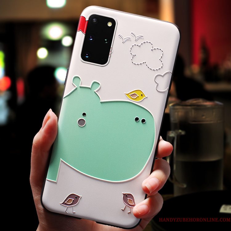 Hoesje Samsung Galaxy S20+ Zakken Trendy Merk Geel, Hoes Samsung Galaxy S20+ Zacht Dun Anti-fall