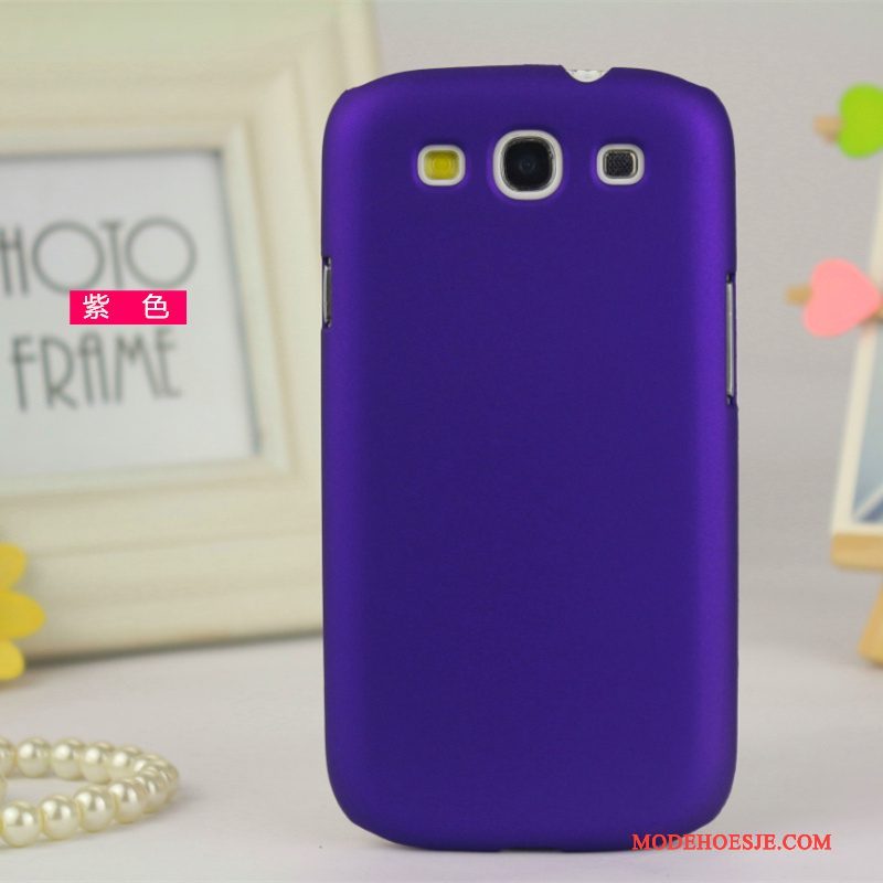 Hoesje Samsung Galaxy S3 Bescherming Roodtelefoon, Hoes Samsung Galaxy S3 Schrobben Lichte En Dun