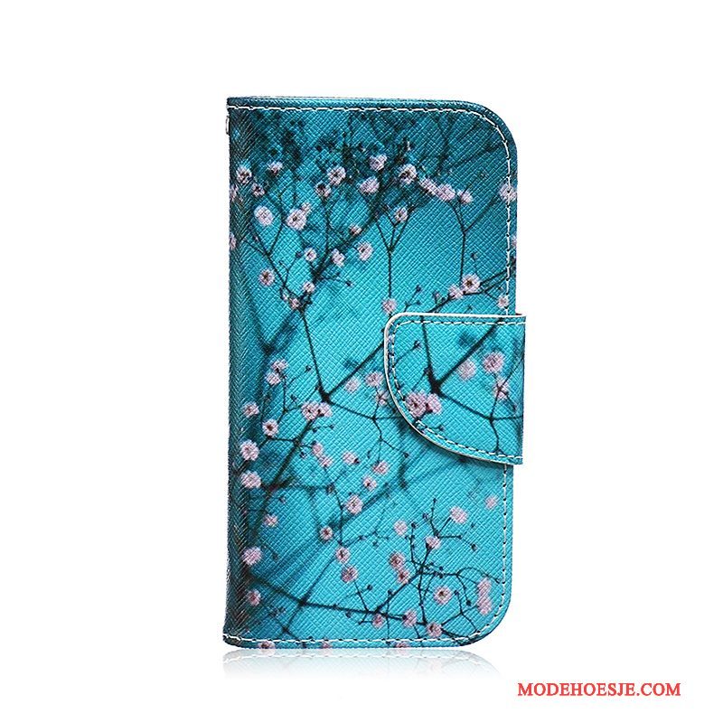 Hoesje Samsung Galaxy S3 Folio Telefoon Wit, Hoes Samsung Galaxy S3 Leer