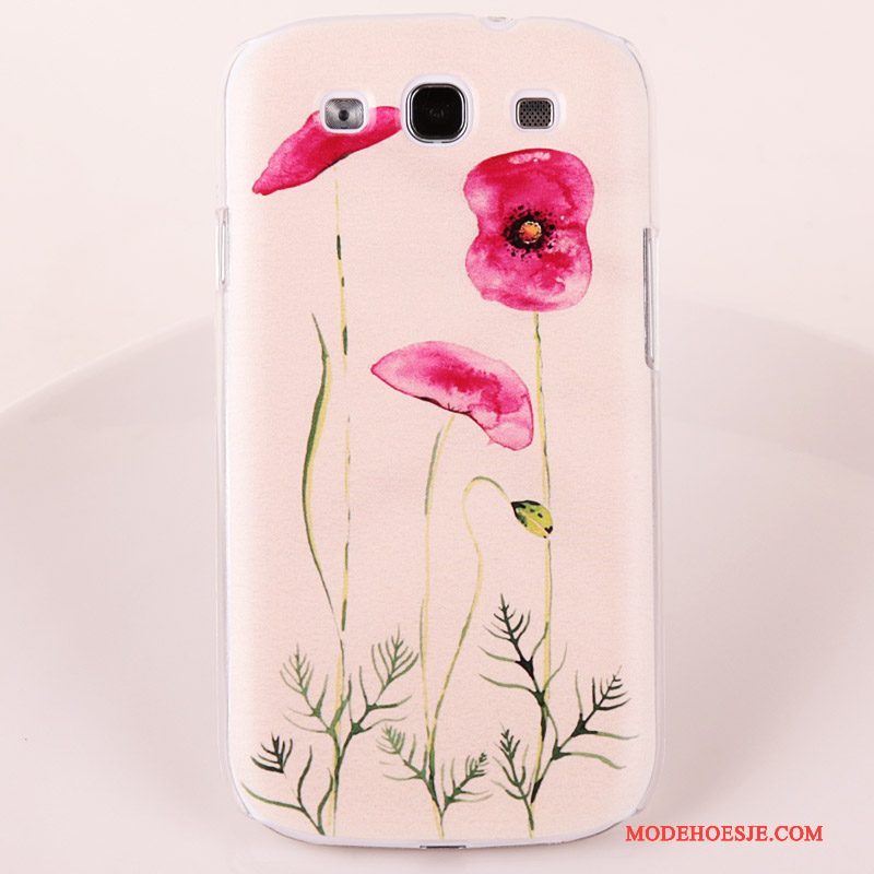 Hoesje Samsung Galaxy S3 Geschilderd Hard Trend, Hoes Samsung Galaxy S3 Bescherming Telefoon Roze