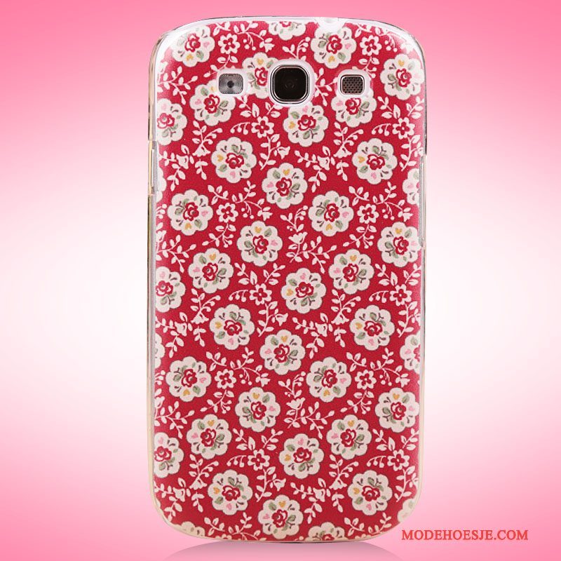 Hoesje Samsung Galaxy S3 Geschilderd Nieuwtelefoon, Hoes Samsung Galaxy S3 Bescherming Roze Trend