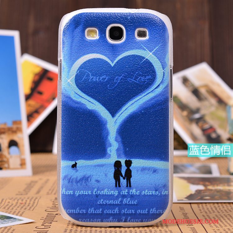 Hoesje Samsung Galaxy S3 Leer Trend Licht, Hoes Samsung Galaxy S3 Bescherming Patroon Geel