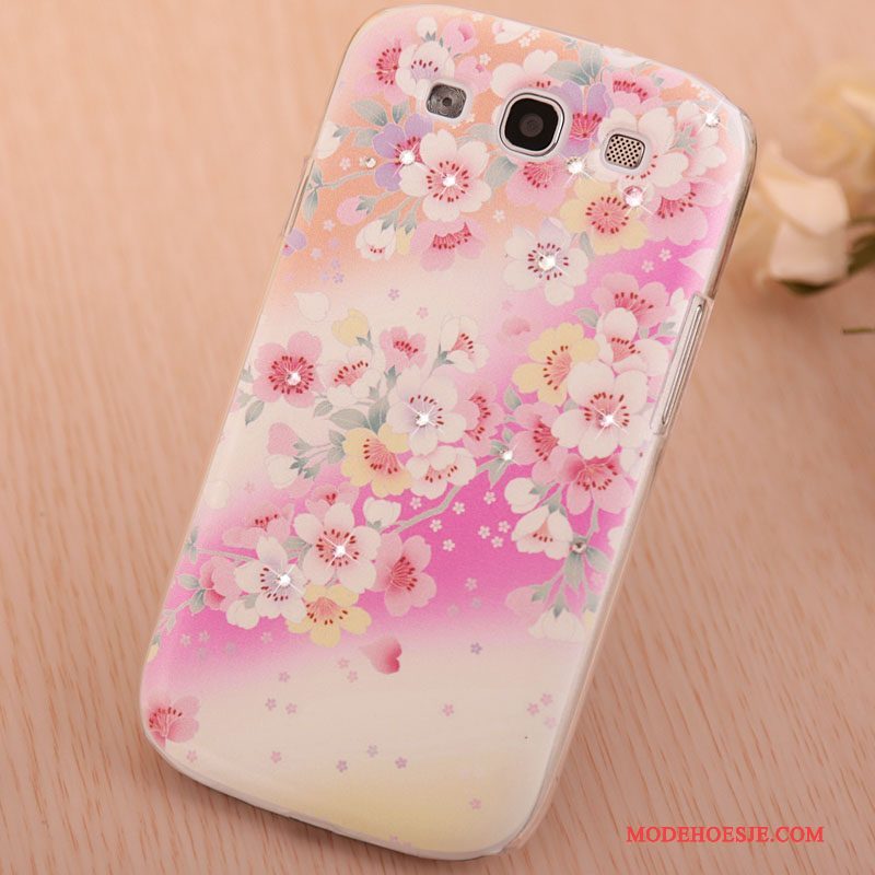 Hoesje Samsung Galaxy S3 Strass Trendtelefoon, Hoes Samsung Galaxy S3 Geschilderd Purper