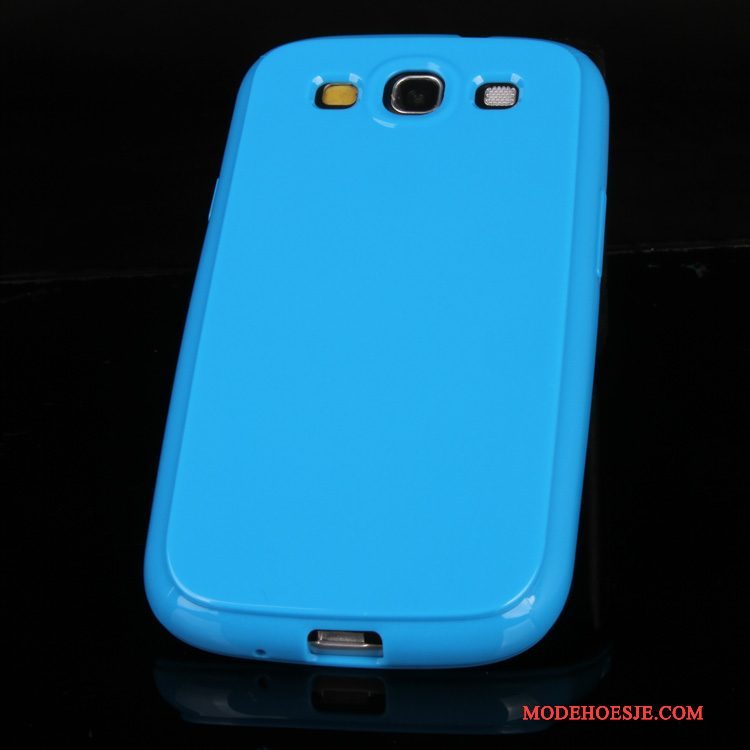 Hoesje Samsung Galaxy S3 Zacht Blauwtelefoon, Hoes Samsung Galaxy S3 Spotprent