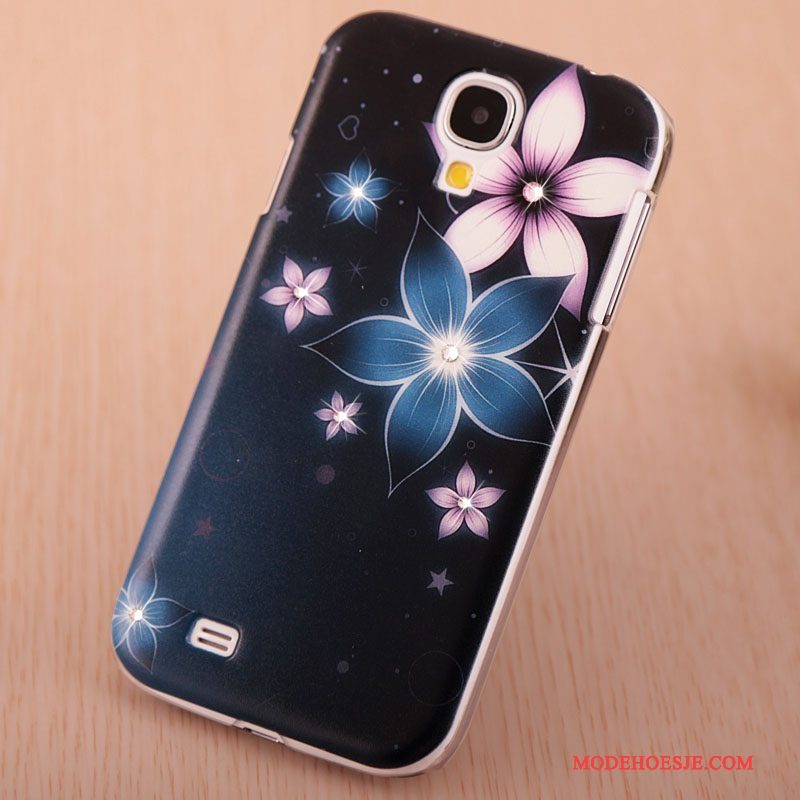 Hoesje Samsung Galaxy S4 Bescherming Blauwtelefoon, Hoes Samsung Galaxy S4