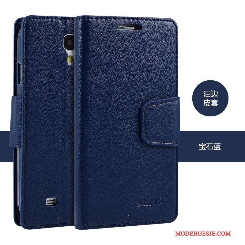 Hoesje Samsung Galaxy S4 Folio Groentelefoon, Hoes Samsung Galaxy S4 Bescherming Nieuw