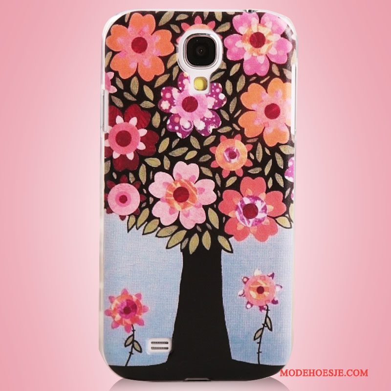 Hoesje Samsung Galaxy S4 Geschilderd Blauwtelefoon, Hoes Samsung Galaxy S4 Bescherming