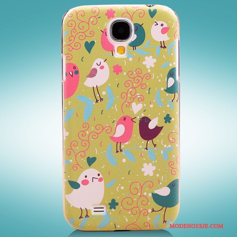 Hoesje Samsung Galaxy S4 Geschilderd Geeltelefoon, Hoes Samsung Galaxy S4 Bescherming