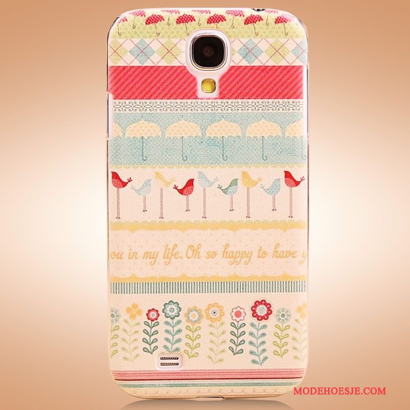 Hoesje Samsung Galaxy S4 Geschilderd Mooie Rood, Hoes Samsung Galaxy S4 Bescherming Telefoon