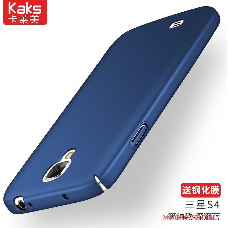 Hoesje Samsung Galaxy S4 Siliconen Schrobben Donkerblauw, Hoes Samsung Galaxy S4 Zakken Telefoon Hard