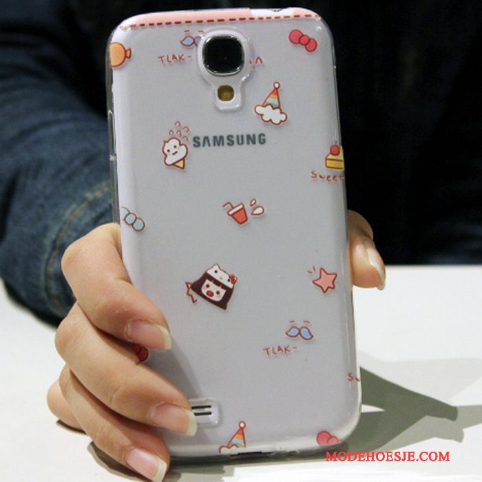 Hoesje Samsung Galaxy S4 Siliconen Telefoon Rood, Hoes Samsung Galaxy S4 Spotprent Mooie