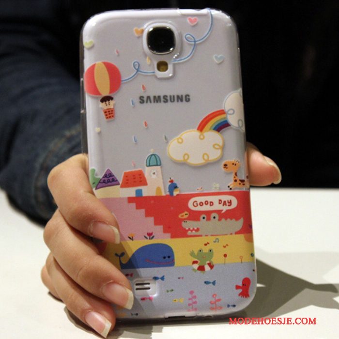 Hoesje Samsung Galaxy S4 Siliconen Telefoon Rood, Hoes Samsung Galaxy S4 Spotprent Mooie