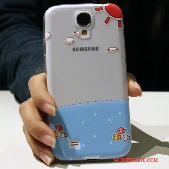 Hoesje Samsung Galaxy S4 Siliconen Telefoon Rood, Hoes Samsung Galaxy S4 Spotprent Mooie