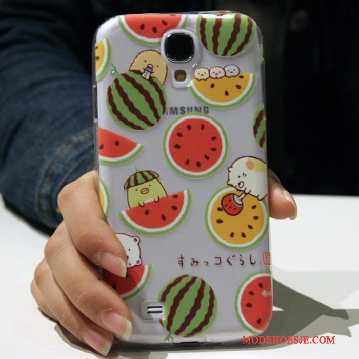 Hoesje Samsung Galaxy S4 Siliconen Telefoon Rood, Hoes Samsung Galaxy S4 Spotprent Mooie