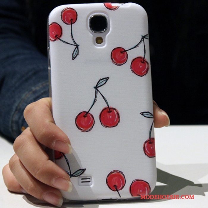 Hoesje Samsung Galaxy S4 Siliconen Telefoon Rood, Hoes Samsung Galaxy S4 Spotprent Mooie