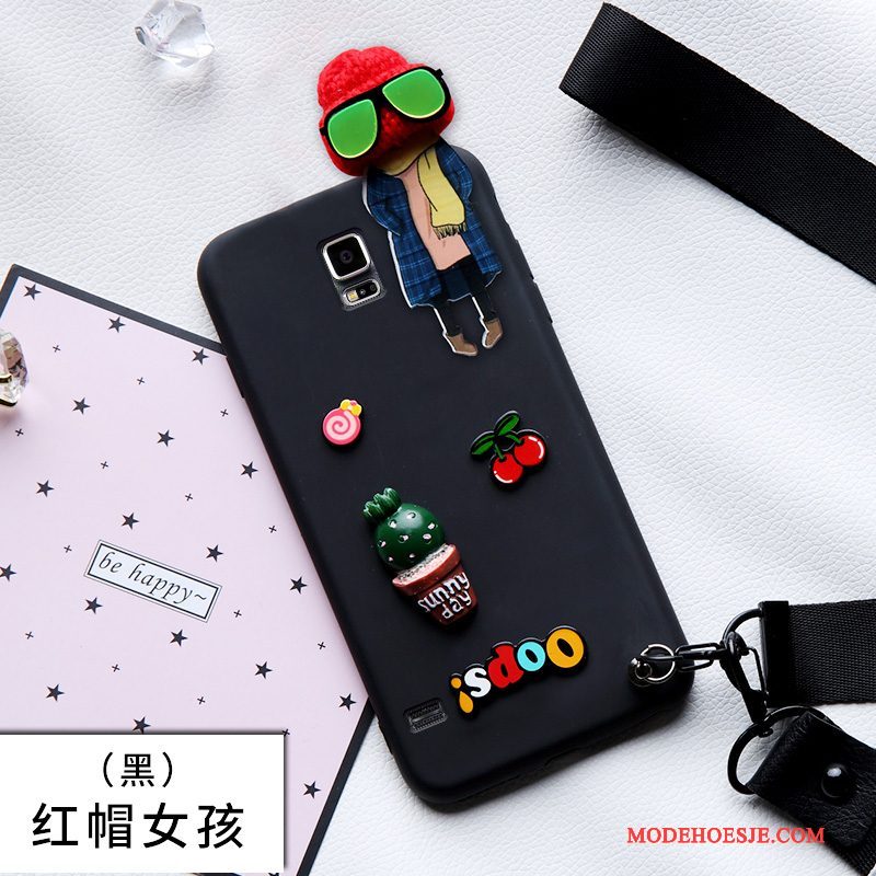 Hoesje Samsung Galaxy S4 Spotprent Telefoon Rood, Hoes Samsung Galaxy S4 Bescherming Anti-fall Mooie