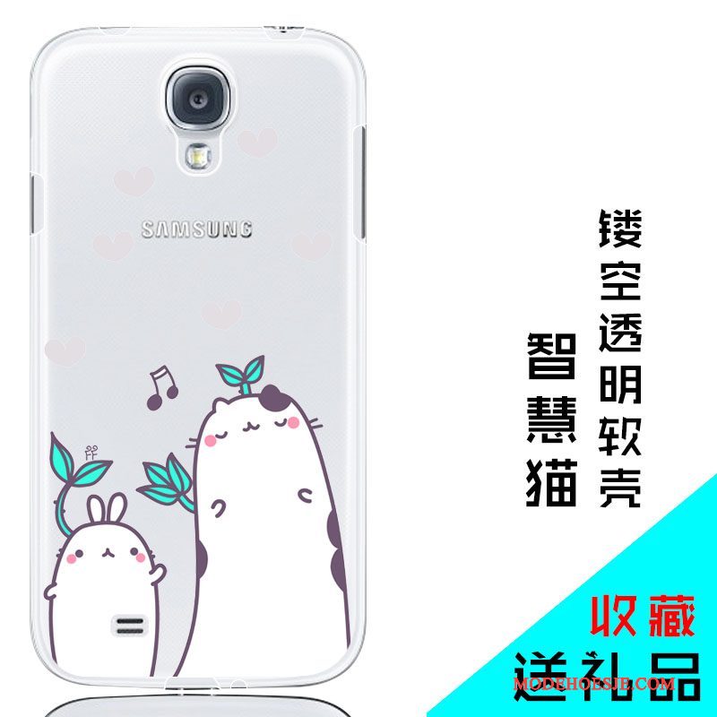 Hoesje Samsung Galaxy S4 Zacht Achterklep Roze, Hoes Samsung Galaxy S4 Bescherming Doorzichtigtelefoon