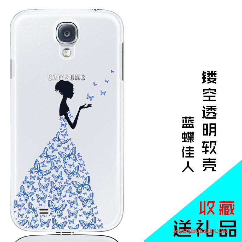 Hoesje Samsung Galaxy S4 Zacht Achterklep Roze, Hoes Samsung Galaxy S4 Bescherming Doorzichtigtelefoon