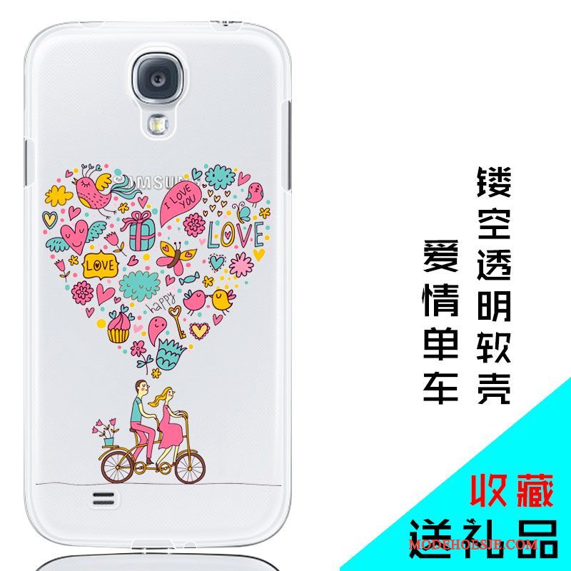 Hoesje Samsung Galaxy S4 Zacht Achterklep Roze, Hoes Samsung Galaxy S4 Bescherming Doorzichtigtelefoon