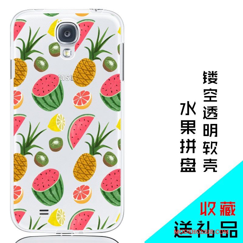 Hoesje Samsung Galaxy S4 Zacht Achterklep Roze, Hoes Samsung Galaxy S4 Bescherming Doorzichtigtelefoon