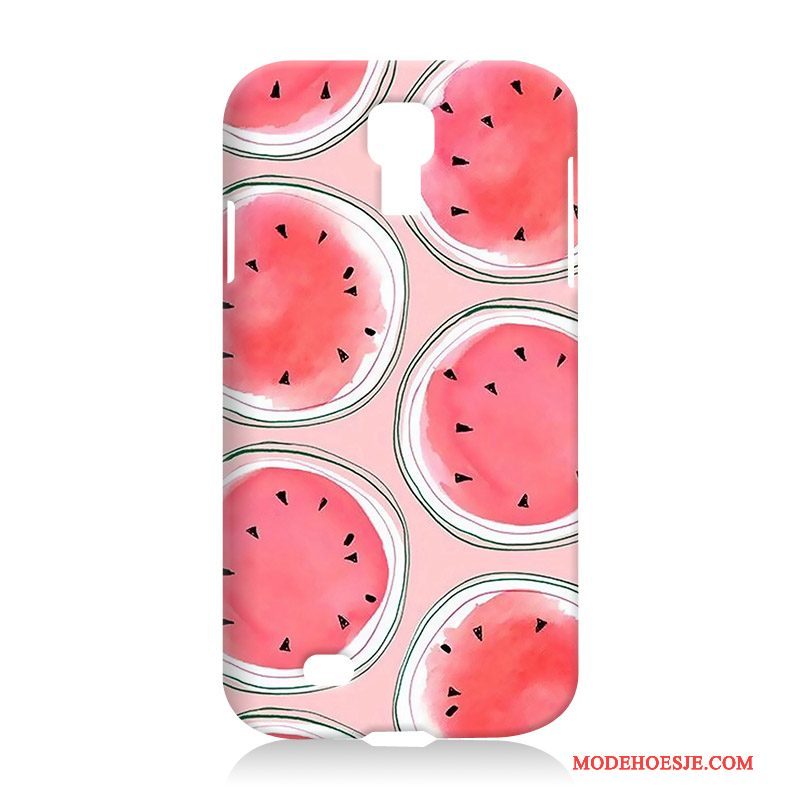 Hoesje Samsung Galaxy S4 Zacht Telefoon Anti-fall, Hoes Samsung Galaxy S4 Bescherming Hard Rood