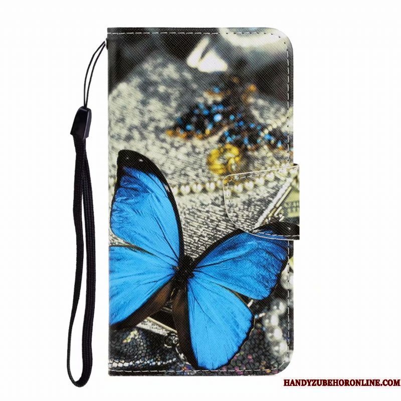 Hoesje Samsung Galaxy S41 Spotprent Blauwtelefoon, Hoes Samsung Galaxy S41 Folio