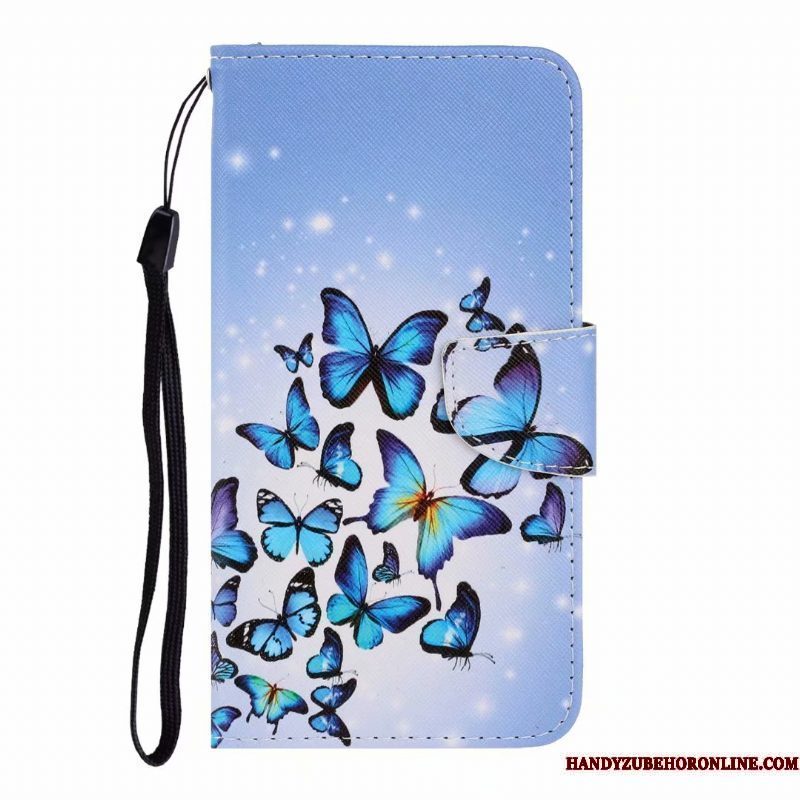 Hoesje Samsung Galaxy S41 Spotprent Blauwtelefoon, Hoes Samsung Galaxy S41 Folio