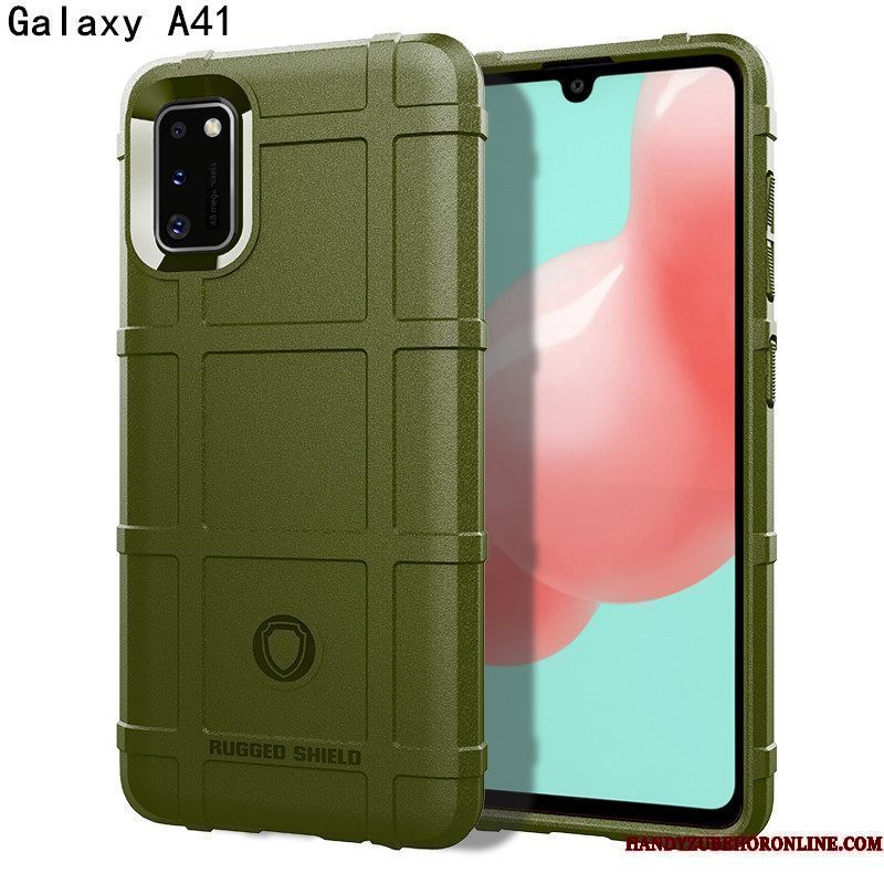 Hoesje Samsung Galaxy S41 Zakken Drie Verdedigingen Grijs, Hoes Samsung Galaxy S41 Zacht Schrobbentelefoon