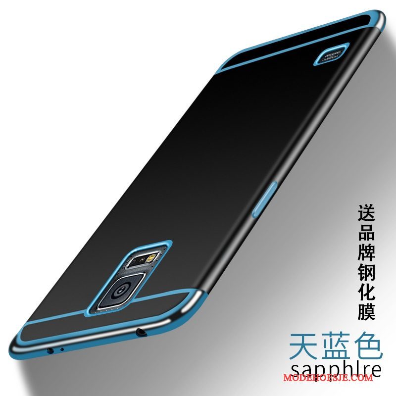 Hoesje Samsung Galaxy S5 Bescherming Telefoon Blauw, Hoes Samsung Galaxy S5 Zacht Anti-fall