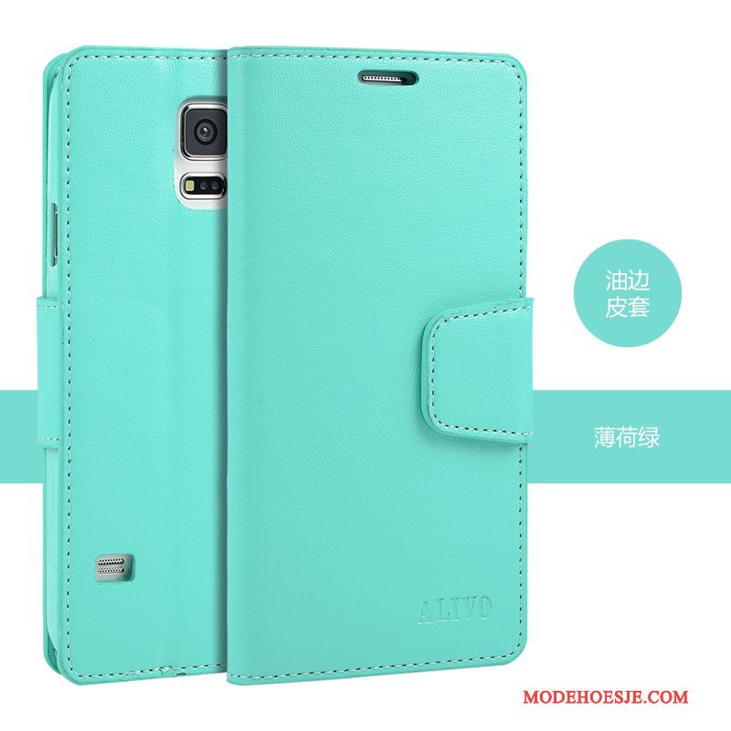 Hoesje Samsung Galaxy S5 Folio Purpertelefoon, Hoes Samsung Galaxy S5 Siliconen