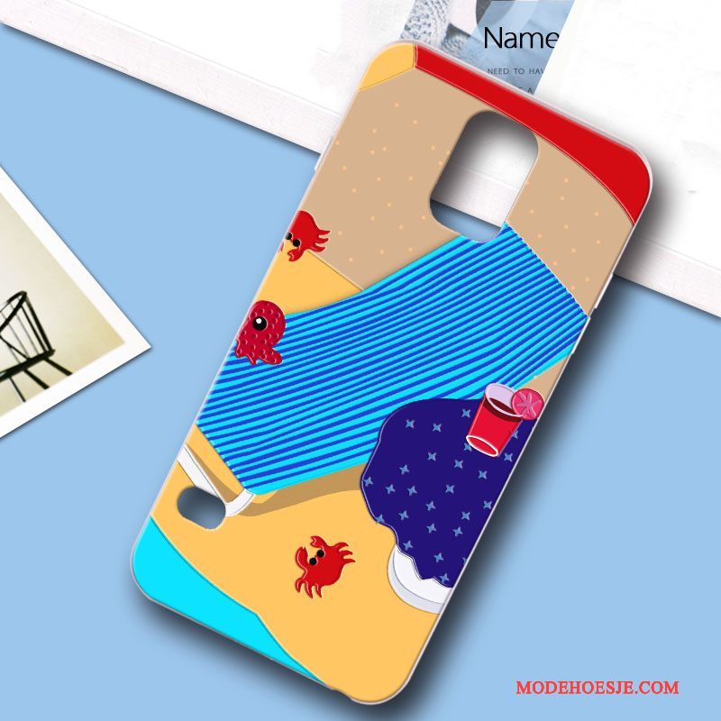 Hoesje Samsung Galaxy S5 Kleur Anti-fall Hard, Hoes Samsung Galaxy S5 Zacht Telefoon