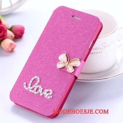 Hoesje Samsung Galaxy S5 Leer Telefoon Wit, Hoes Samsung Galaxy S5 Folio Achterklep