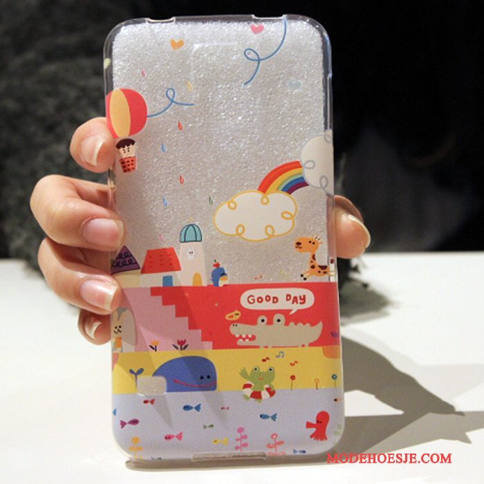 Hoesje Samsung Galaxy S5 Siliconen Lichtblauwtelefoon, Hoes Samsung Galaxy S5 Zacht Anti-fall